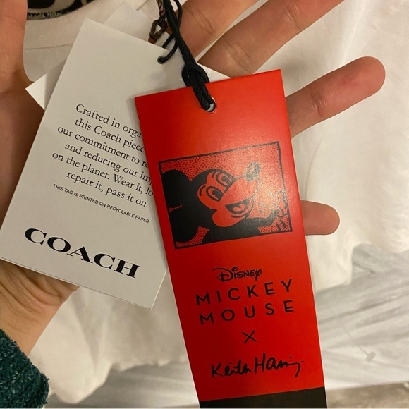 Coach | Disney Mickey Mouse X Keith Haring T Shirt Large - Picture 6 of 11